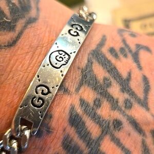 Gucci ghost mens bracelet
